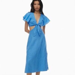 Little moon “elba” linen dress size small or 4